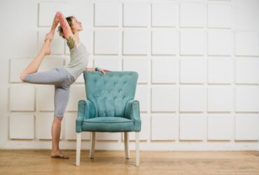 chair yoga lower back
