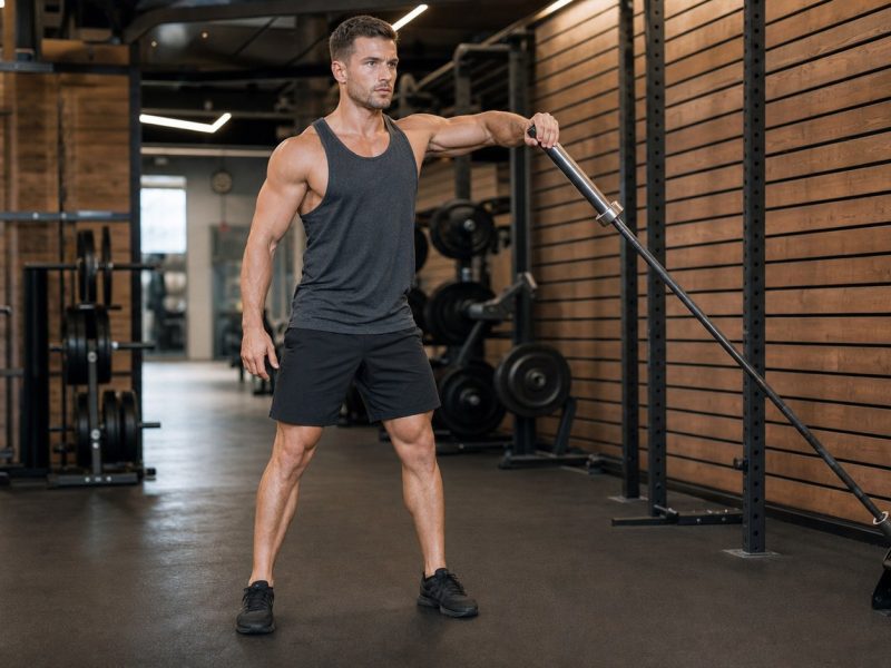 Landmine Lateral Raise: How to Do It, Muscles Worked & Common Mistakes