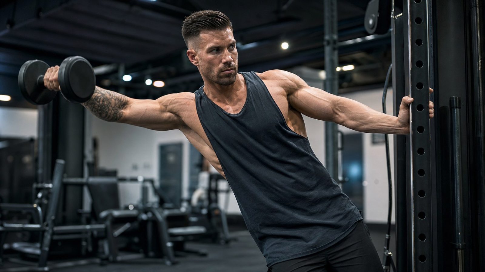 Leaning Lateral Raise: How to Do It, Muscles Worked & Common Mistakes