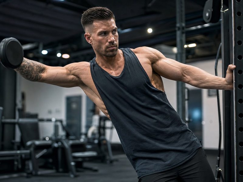 Leaning Lateral Raise: How to Do It, Muscles Worked & Common Mistakes