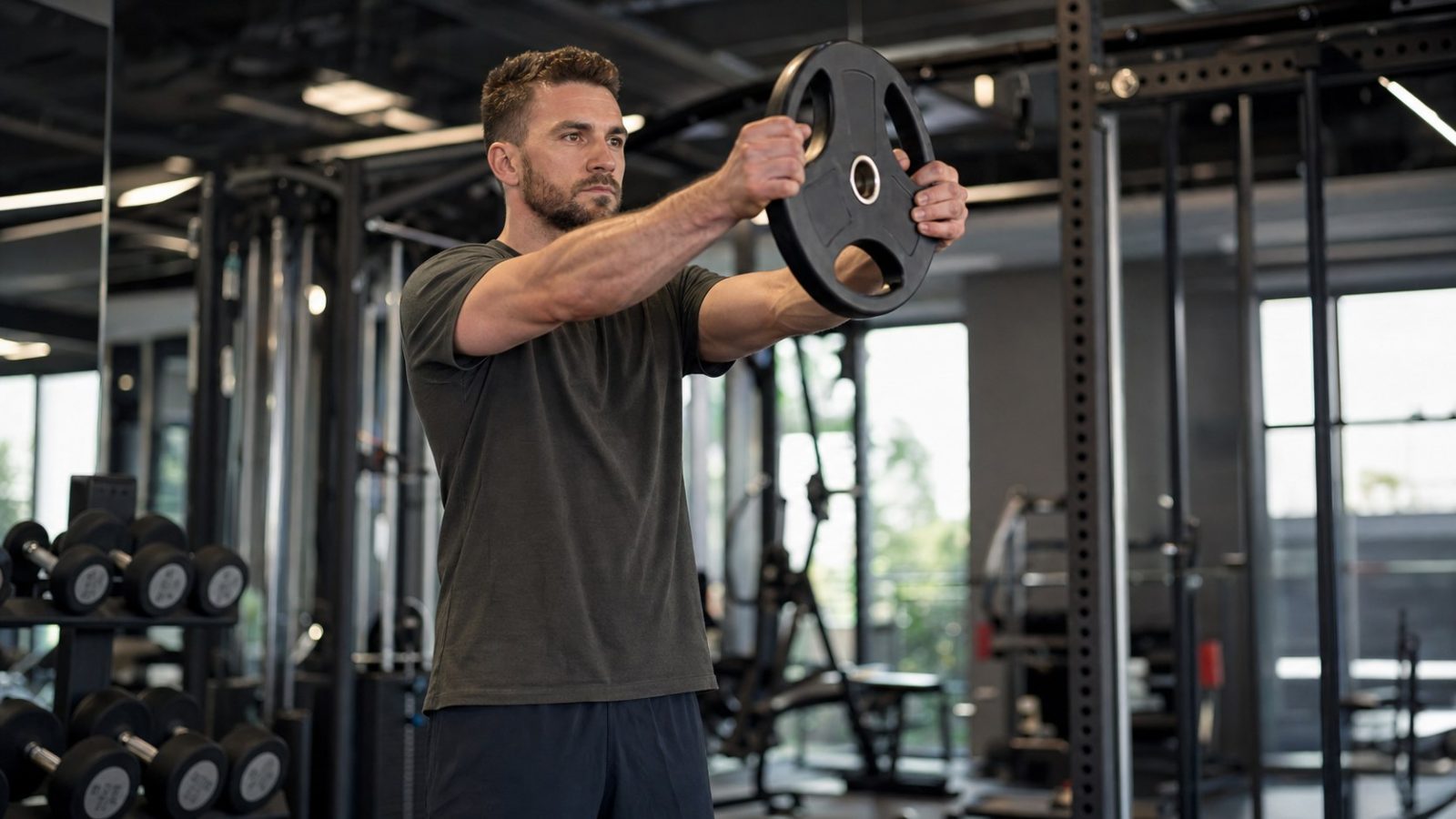 Plate Front Raise: How to Do It, Muscles Worked & Common Mistakes